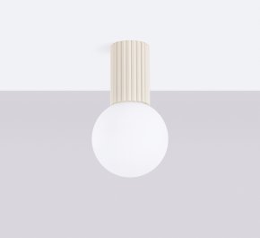 Lampa łazienkowa IP44 aluminium ryflowane HALO kaszmir
