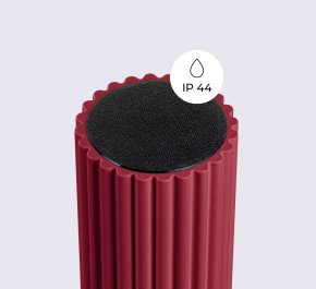 Lampa łazienkowa IP44 aluminium ryflowane HALO burgund