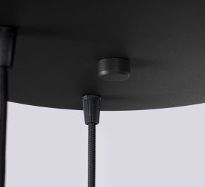 Lampa wisząca czarna potrójna HALO