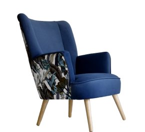 Mały fotel uszak ZOE