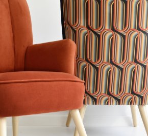 Mały fotel uszak ZOE