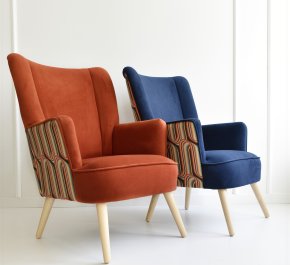 Mały fotel uszak ZOE