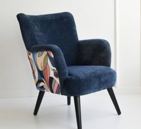 Mały fotel uszak DUARTE