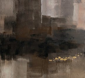 Nowoczesny obraz do salonu ręcznie malowany DARK EMOTIONS