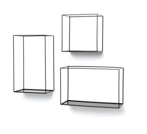 Półki ścienne minimalistyczne zestaw 3 szt.