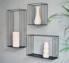 Półki ścienne loftowe zestaw 3 szt.