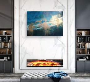 Obraz na ścianę abstrakcja na płótnie Moonlight shadow