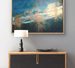 Obraz na ścianę abstrakcja na płótnie Moonlight shadow