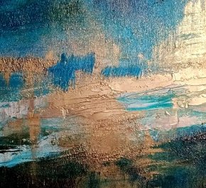 Obraz na ścianę abstrakcja na płótnie Moonlight shadow