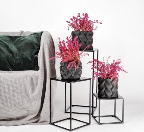 Stojak na kwiatka metalowy LORT