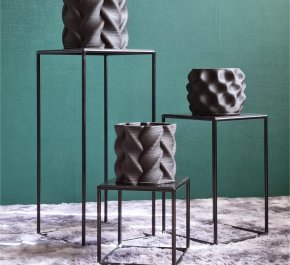 Stojaki na kwiaty metalowe zestaw LORT