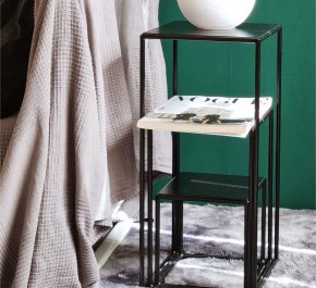 Stojaki na kwiaty metalowe zestaw LORT