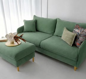 Kanapa z pufą VERA, kanapa z funkcją spania