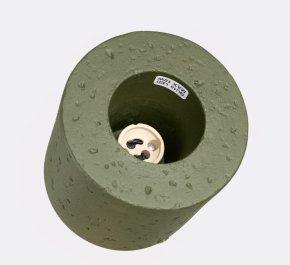 Lampa sufitowa plafon sufitowy beton ORBIS zielona oliwka