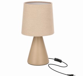 Lampka nocna brązowa ceramiczna 1xE14 40W SATTI