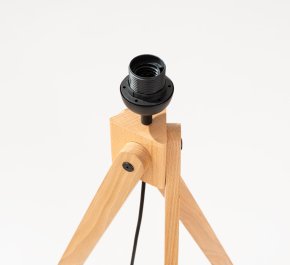 Lampa podłogowa na trójnogu biała 1xE27 NATT