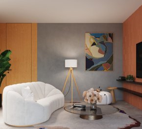 Lampa podłogowa na trójnogu biała 1xE27 NATT