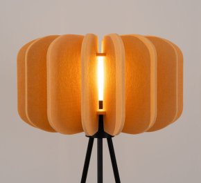 Lampa stojąca podłogowa trójnóg MULA 45 żółta