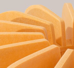 Lampa stojąca podłogowa trójnóg MULA 45 żółta