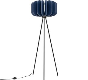 Lampa stojąca podłogowa trójnóg MULA 45 granatowa