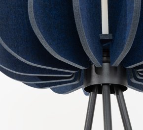 Lampa stojąca podłogowa trójnóg MULA 45 granatowa