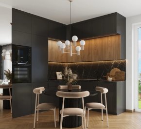 Długi żyrandol nowoczesny kaszmirowy klosze białe kule HALO TAUPE