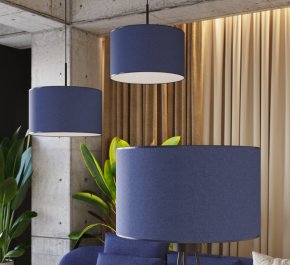 Lampa podłogowa na trójnogu granat 1xE27 NEVIA