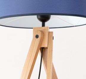 Lampa podłogowa na trójnogu niebieska 1xE27 NATT