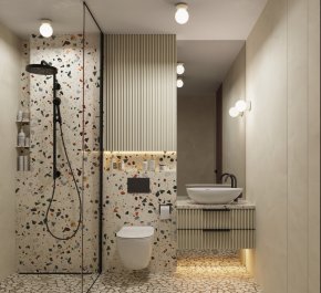 Kinkiet IP44 ZORI beżowy