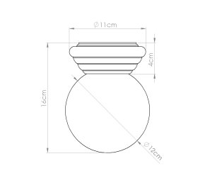 Kinkiet IP44 ZORI beżowy