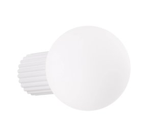 Kinkiet ścienny łazienkowy IP44 aluminium ryflowane HALO biały