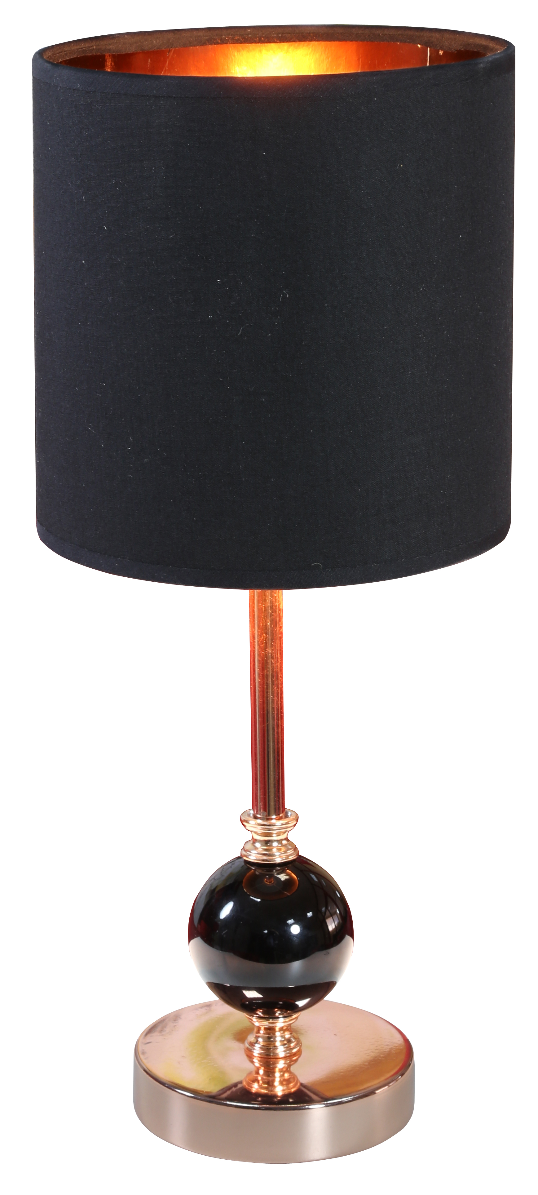 LAMPA STOLOWA GLAMOUR MELBA 1X40W E14 CZARNY