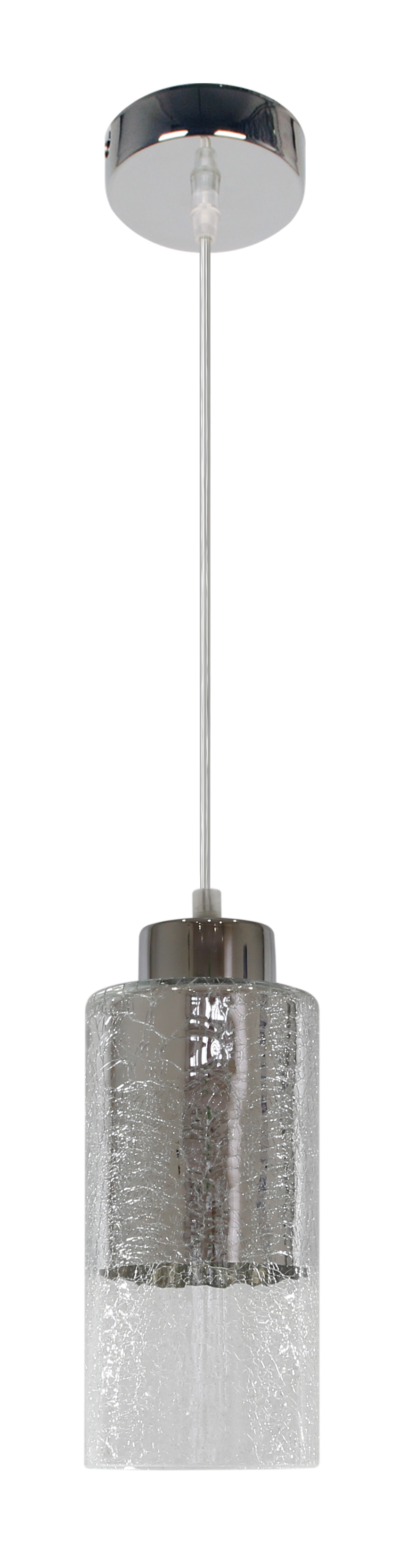 LAMPA WISZĄCA LIBANO 10 1X60W E27 SREBRNY