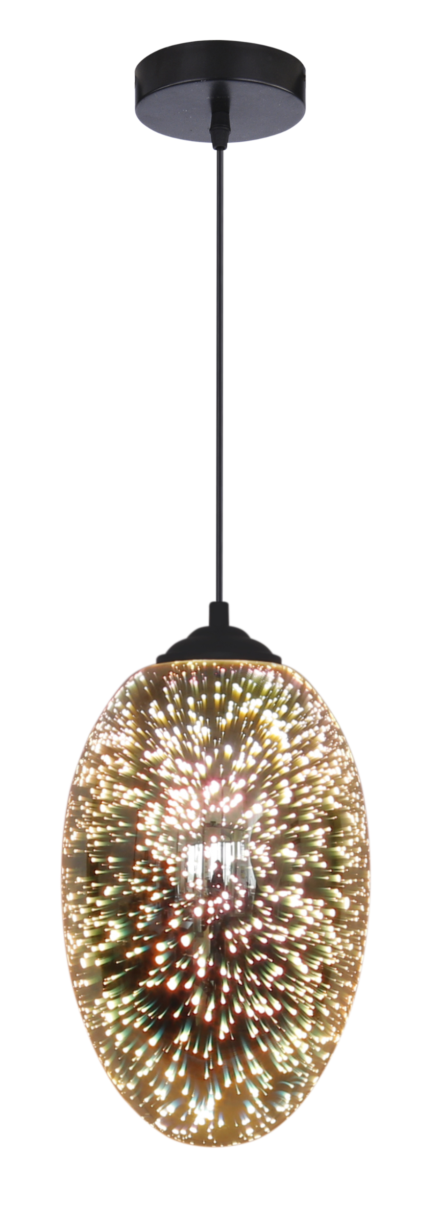 LAMPA WISZĄCA GALACTIC 1 1X60W E27 3D